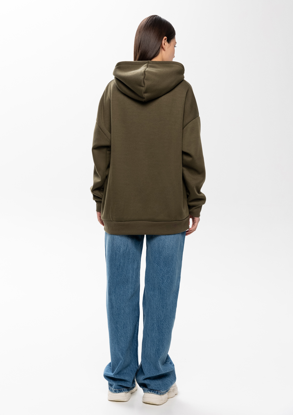 Худи унисекс STAN оверсайз интерсофт 320, 69, Оливковый хаки,  (36)  (50/L)