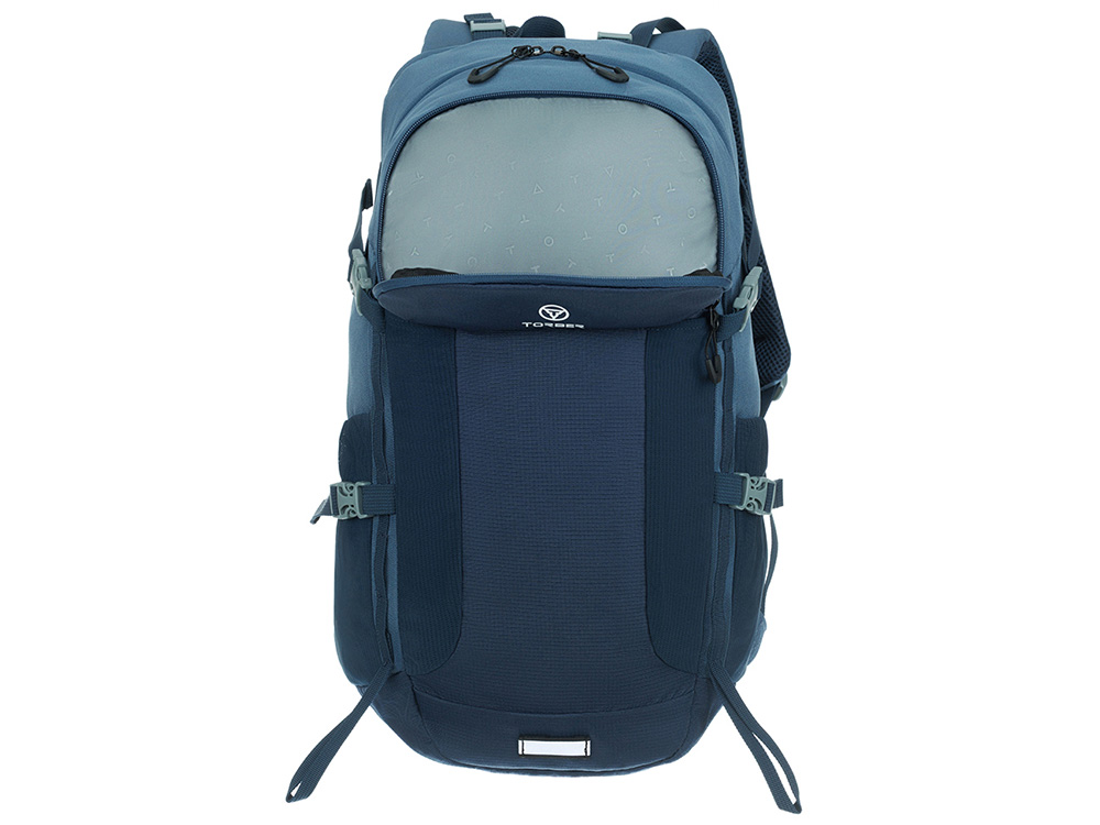 Туристический рюкзак TORBER КЕМПИНГ, синий, полиэстер, 31 х 51 х 14 см