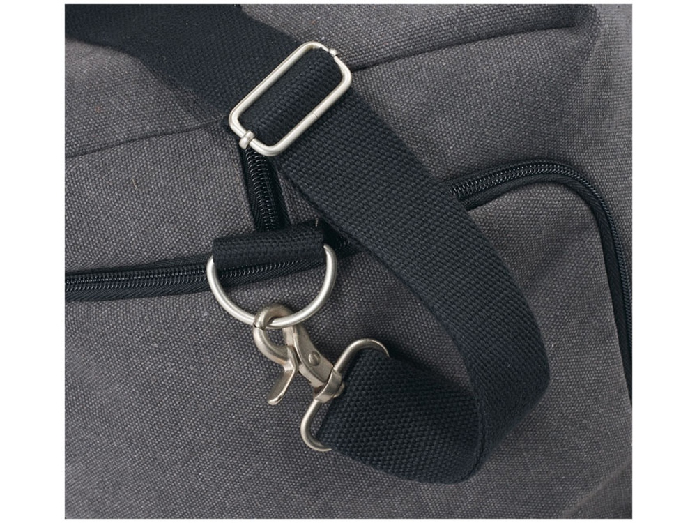 Сумка дорожная Hudson, серый/черный