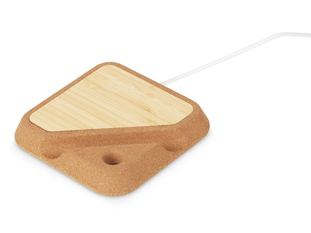 Беспроводное зарядное устройство Tetra, 15 Вт с логотипом Savio | Print Logo