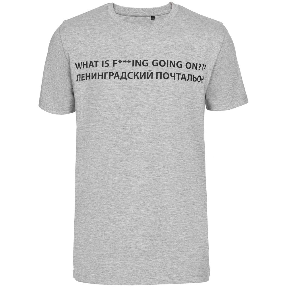 Футболка «Ленинградский почтальон» — пример нанесения логотипа (Соль) | Print Logo
