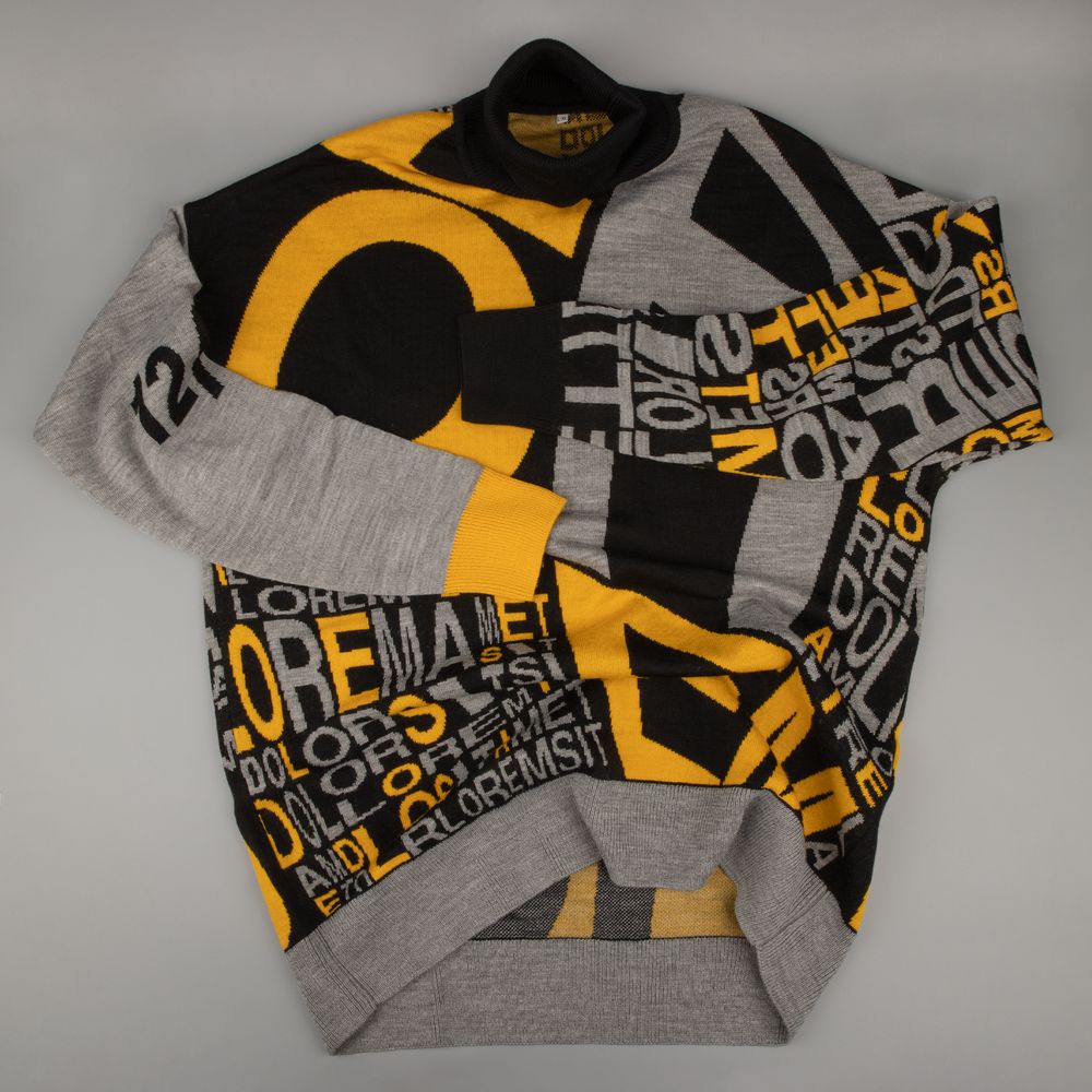 Свитер оверсайз на заказ Tricksy Net, полушерсть, размер S/M