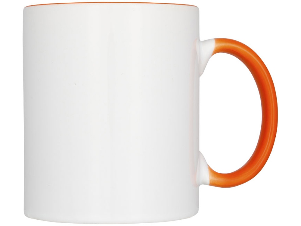 Цветная кружка Pix для сублимации, белый/оранжевый
