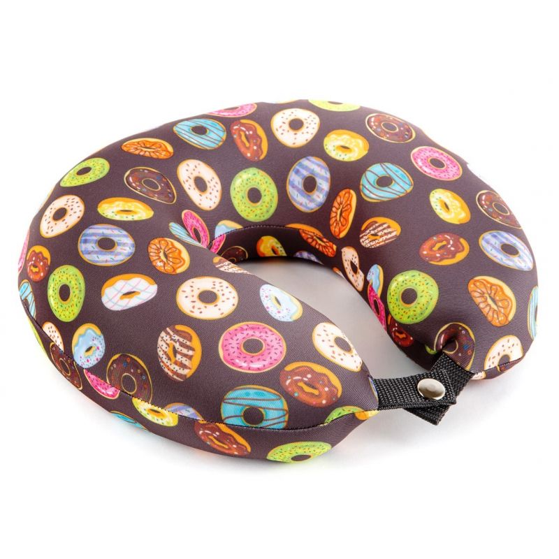 Подушка дорожная Memory Foam с печатью на заказ фото на сайте Print Logo.