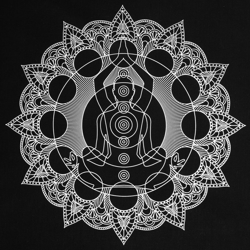 Холщовая сумка Chakraday — пример нанесения логотипа (CoolColor) | Print Logo