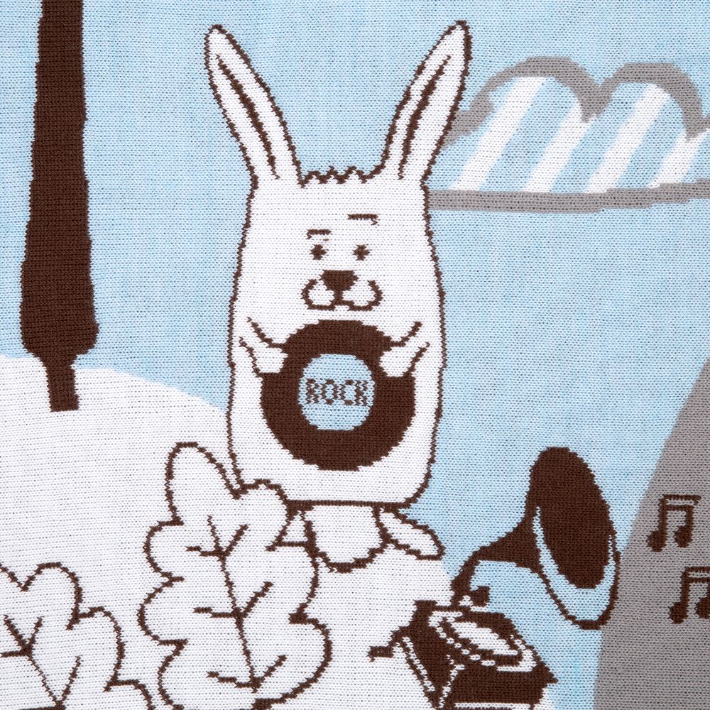 Плед «Пушистая корпорация» фото на сайте Print Logo.