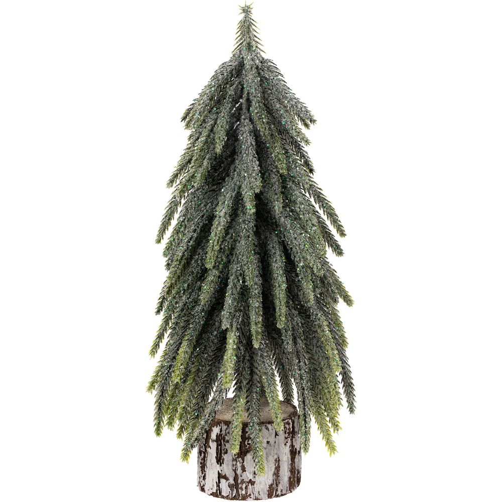 Настольная искусственная елка Luminen — пример нанесения логотипа () | Print Logo