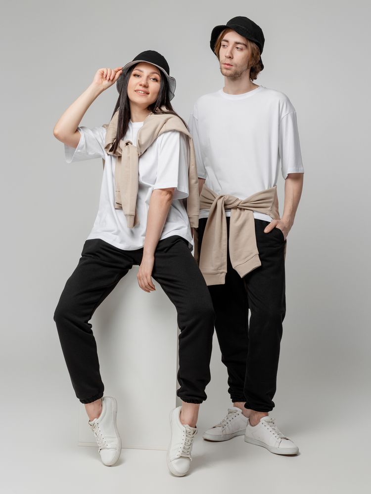 Футболка унисекс оверсайз Street Vibes, молочно-белая, размер M/L