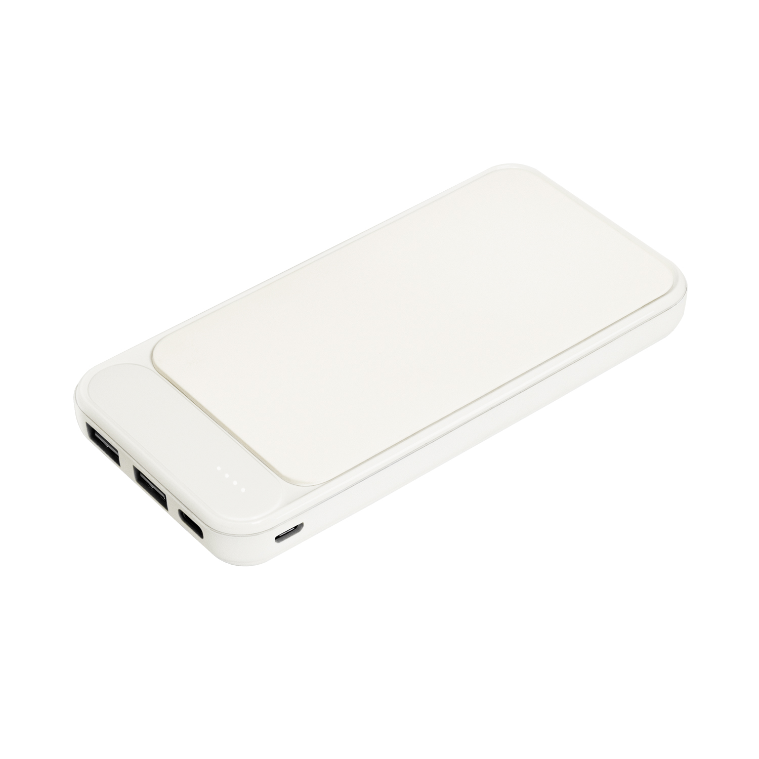 Внешний аккумулятор с подсветкой Старлайт Плюс PB (Starlight Plus PB) 10000 mAh, зеленый с логотипом Portobello Внешние Аккумуляторы | Print Logo