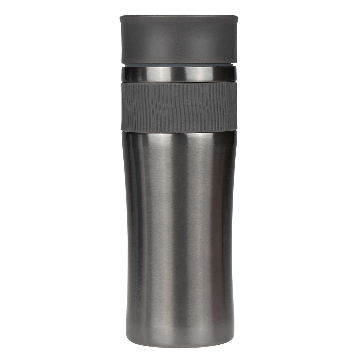 Термокружка вакуумная Поло (Polo), синяя — пример нанесения логотипа (Portobello Распродажа -50%) | Print Logo