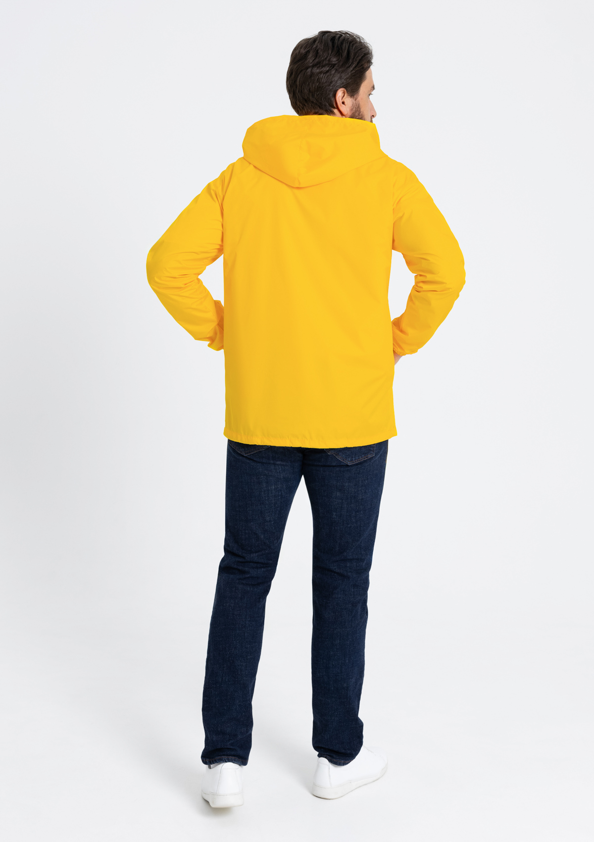 Ветровка унисекс STAN дюспо 210T, 85, 59, Жёлтый,  (12/1)  (56/XXXL)