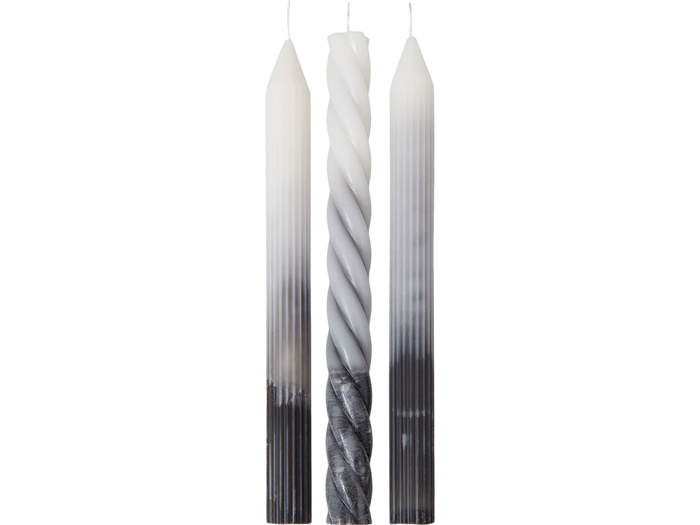 Набор столовых свечей с градиентом Flicker & Flow с логотипом  | Print Logo