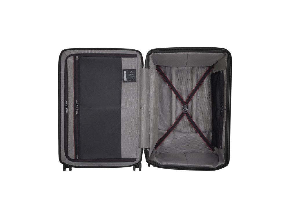 Чемодан VICTORINOX Spectra™ 3.0 Exp. Large Case, чёрный, поликарбонат Sorplas™, 51x32x75 см, 103 л
