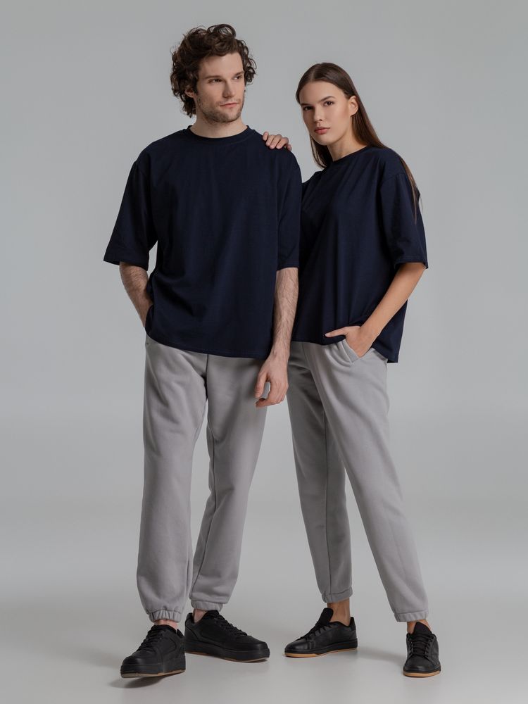 Футболка оверсайз Slope, темно-синяя, размер ХS/S