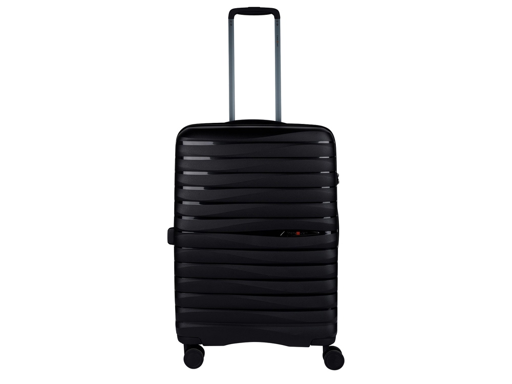 Чемодан Eberhart Dune средний М полипропилен черный 46D-009-424