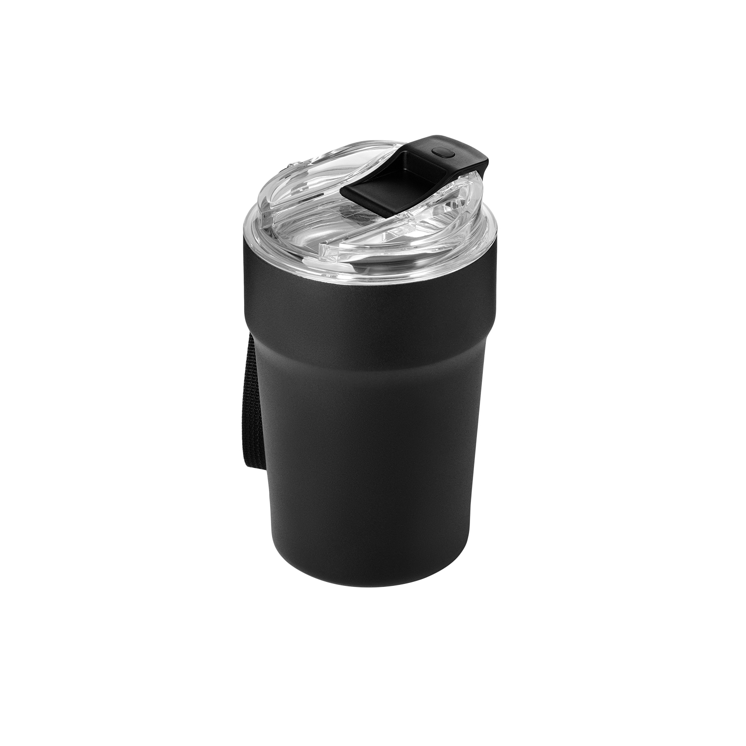 Термокружка вакуумная Монако, черная