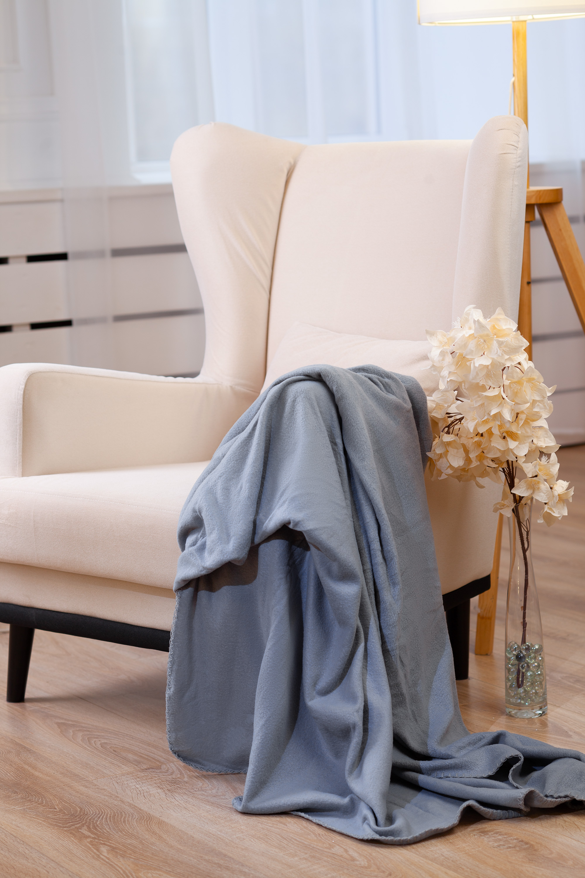 Плед "Байкал", синий