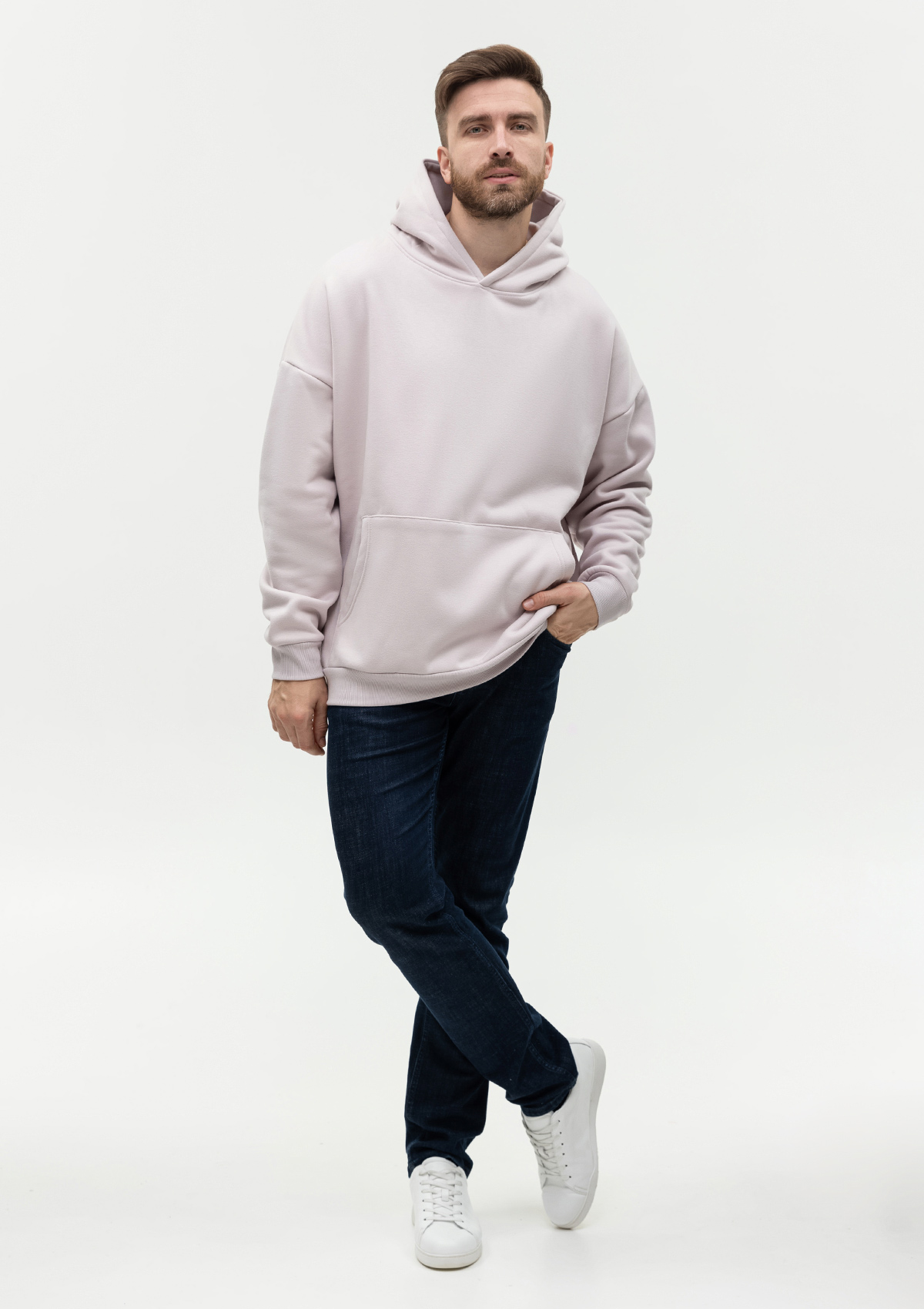 Худи унисекс STAN оверсайз интерсофт 320, 69, Кремовый,  (52)  (46/S)