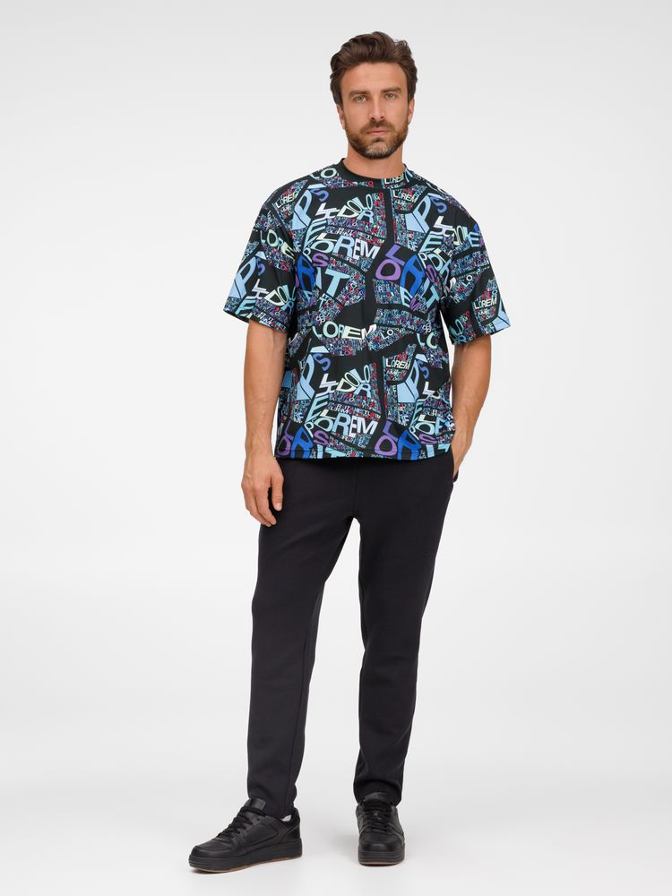 Футболка из бифлекса Morfiss с полной запечаткой на заказ, размер XL/XXL