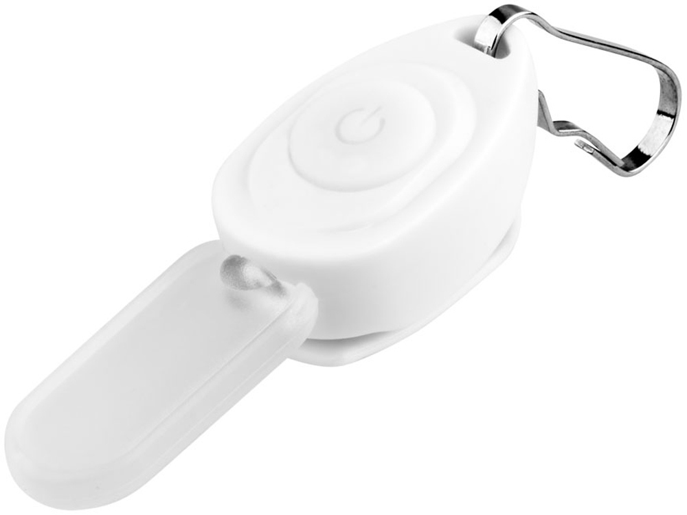 Брелок-фонарик для молнии, белый