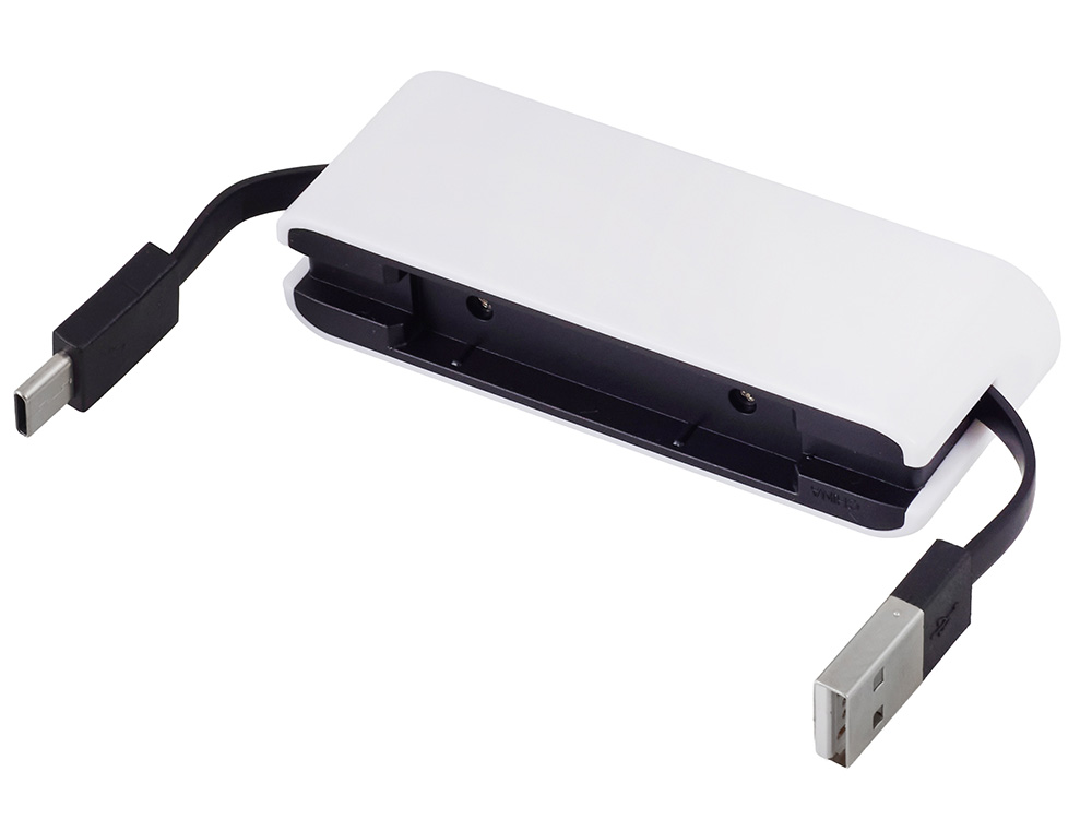 USB-хаб Hubix с коннектором 2-в-1 USB-C и USB-A, 2.0, белый