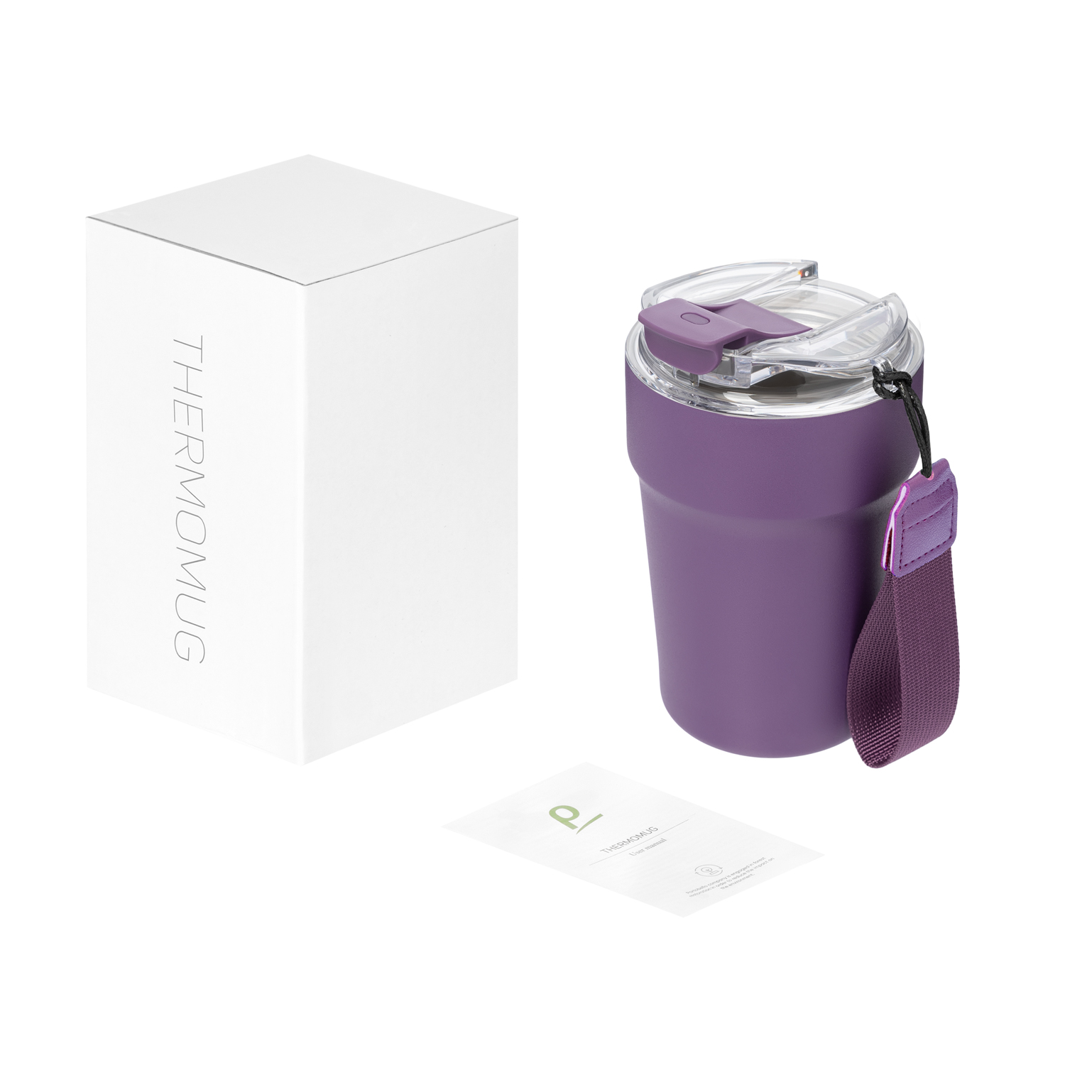 Термокружка вакуумная Монако, фиолетовая