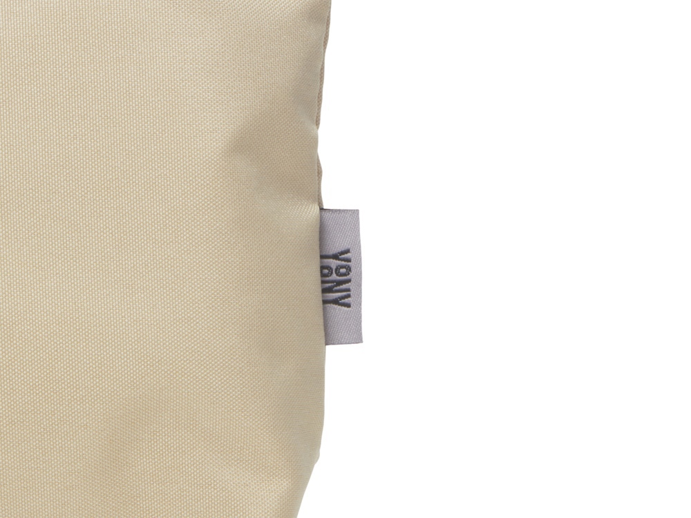 Органайзер для электроники и проводов Amalia из полиэстера 300D с подкладкой, бежевый