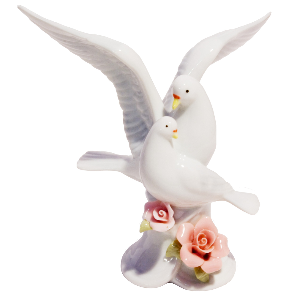 Фигурка «Голуби» с логотипом House Design | Print Logo