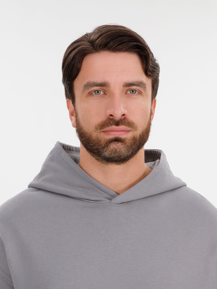 Худи оверсайз унисекс Outshine, серое, размер XL/2XL