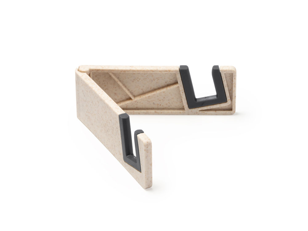 Складной держатель BAWEN для мобильного телефона из пшеничного волокна с логотипом  | Print Logo