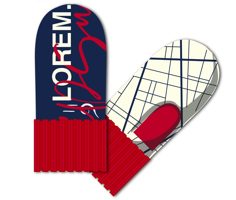 Варежки на заказ Joyful Grand с логотипом  | Print Logo