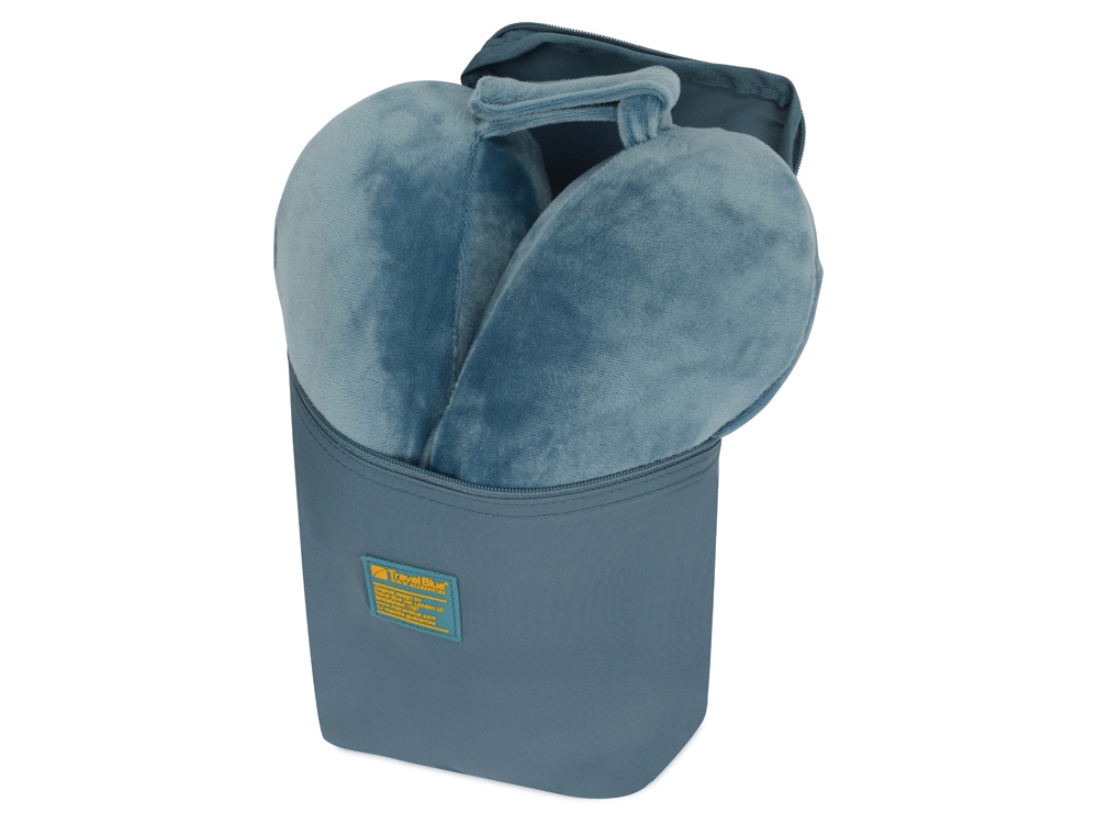 Подушка набивная Travel Blue Tranquility Pillow в чехле на молнии, синий