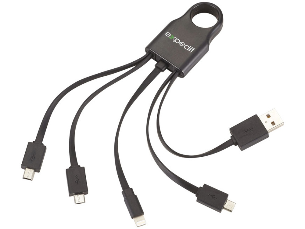 Кабель для зарядки Squad 4-в-1, черный