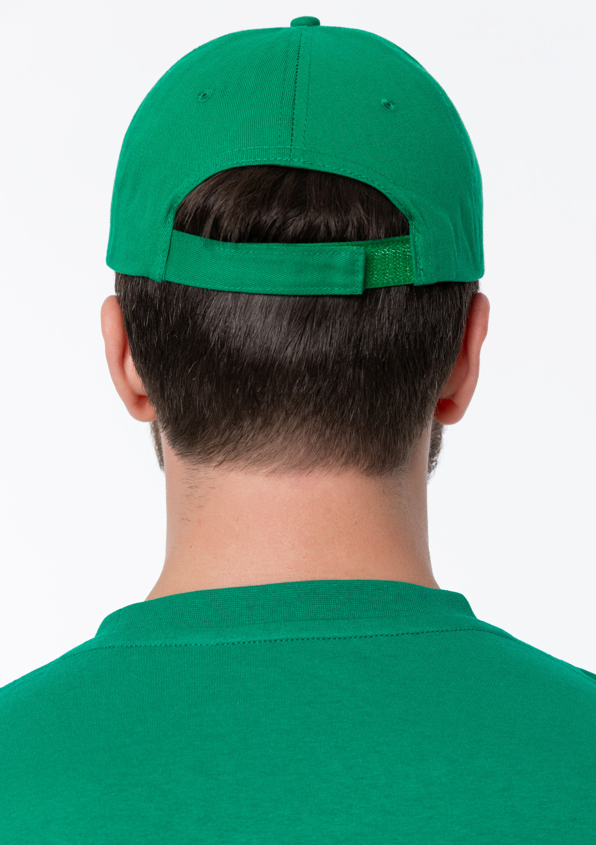 Бейсболка STAN 5 клиньев хлопок 150, 10L, Зелёный,  (30/1)  (56-58/ONE SIZE)