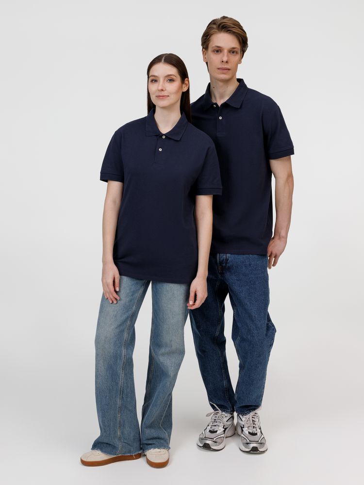 Рубашка поло унисекс Pacific, кобальт (темно-синяя), размер XXL