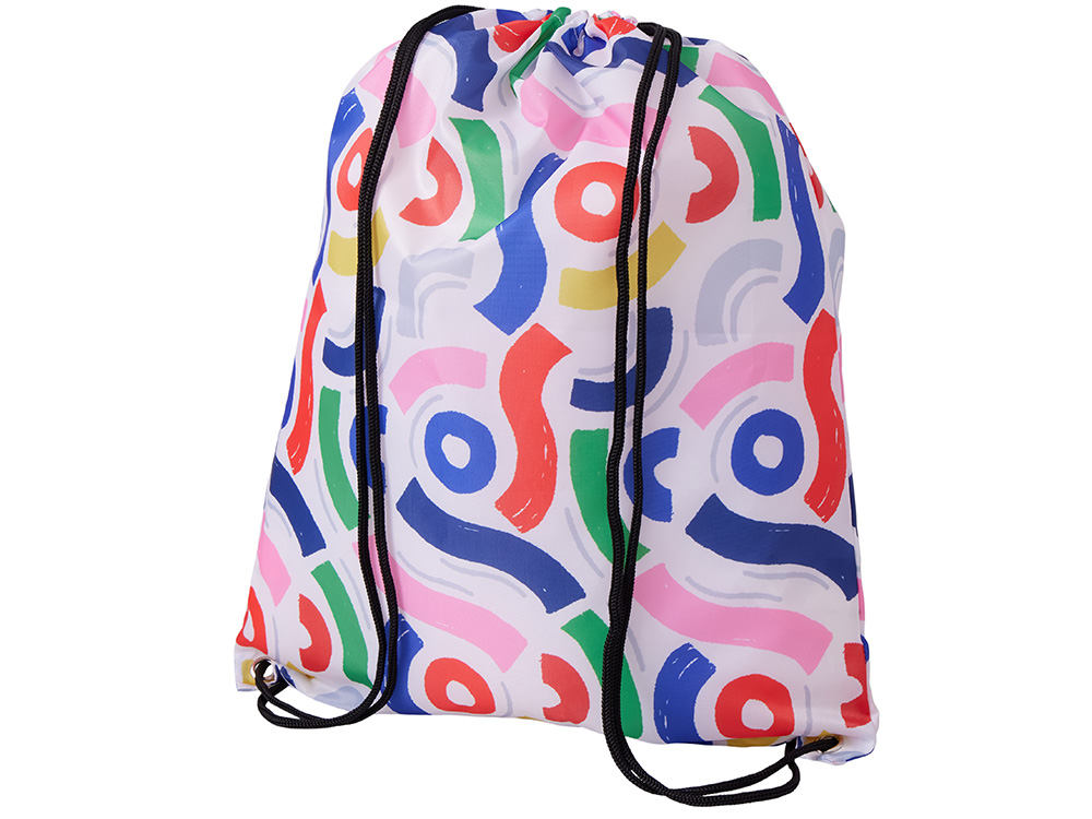 Рюкзак мешок из полиэстера с полной запечаткой , 38,1*45,72 см