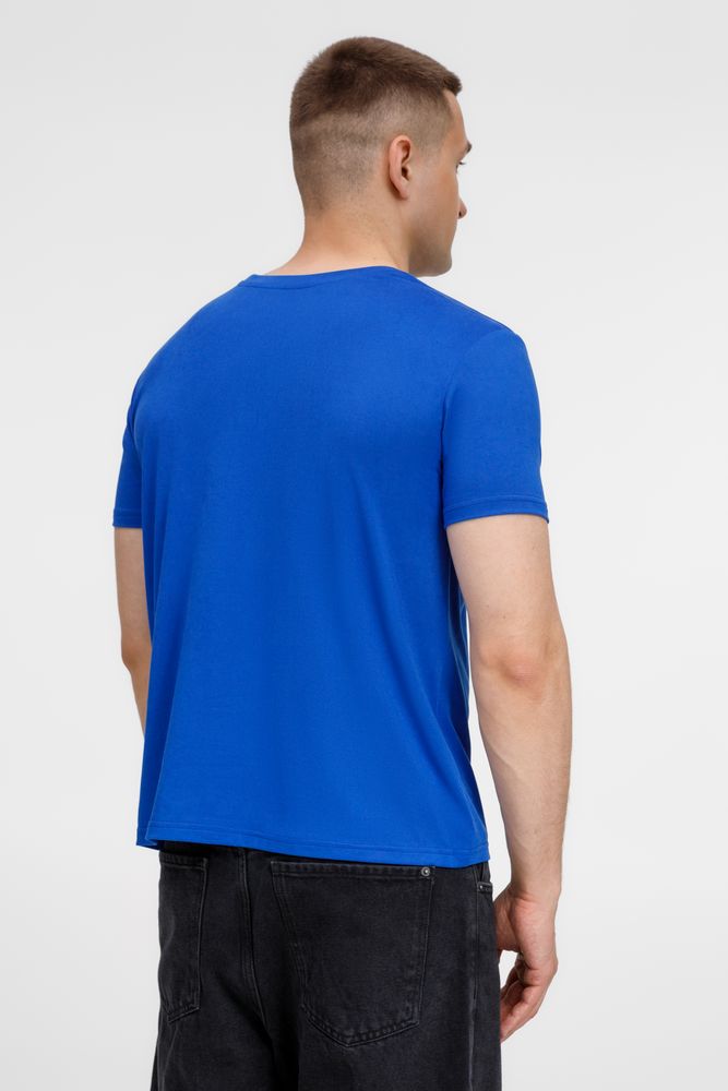 Футболка унисекс Senti, ярко-синяя, размер 4XL