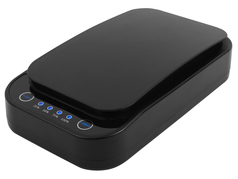 Портативный стерилизатор Portable Sterilizer с функцией беспроводной зарядки с логотипом Rombica | Print Logo