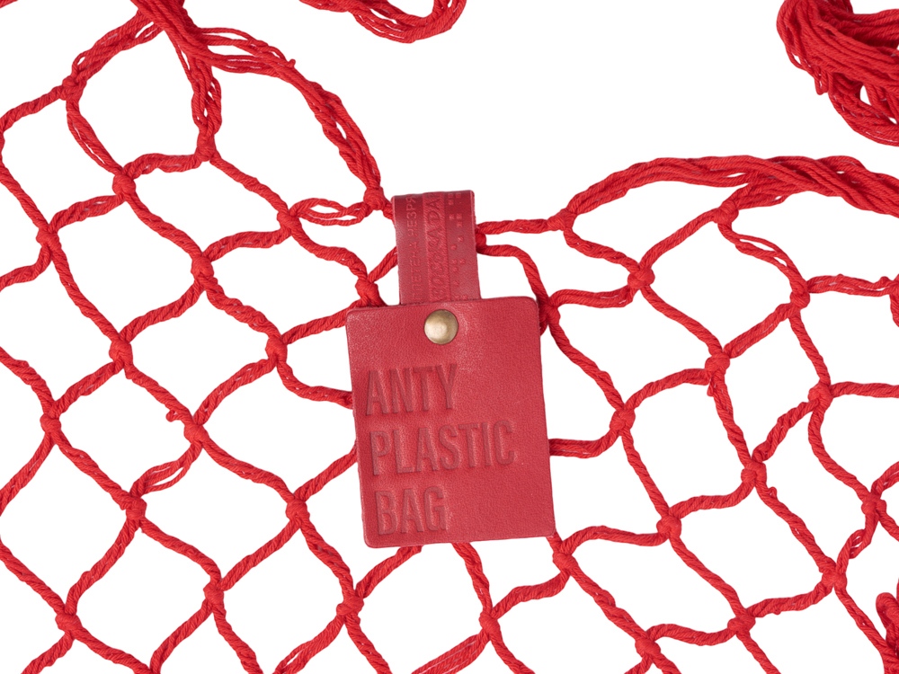 Авоська Dream L наплечная 25 литров, красный (1) (тиснение)