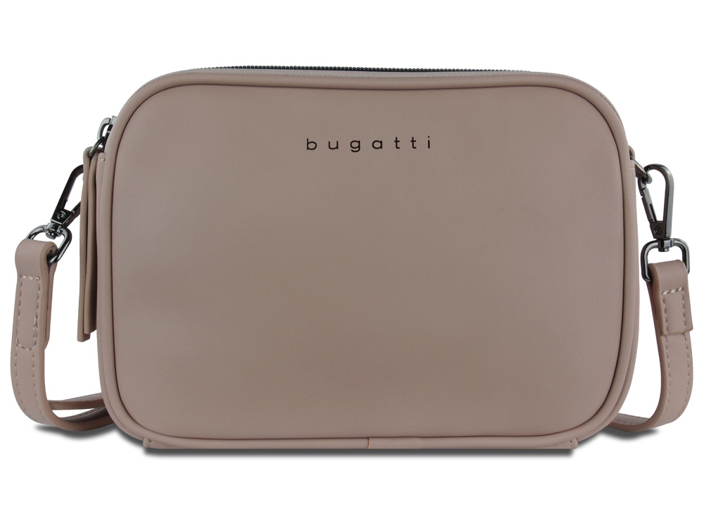 Сумка кросс-боди женская BUGATTI АЛМАТА | ALMATA, песочная, полиуретан, 21,5х6х15 см