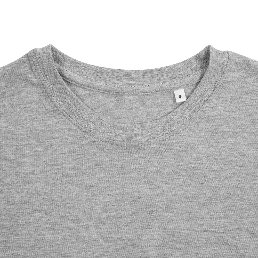 Футболка унисекс T-bolka 160, серый меланж, размер M