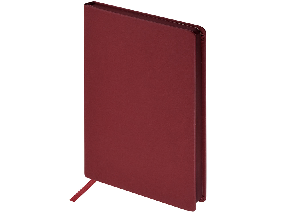 Ежедневник А5 Megapolis Color New soft-touch, бордовый