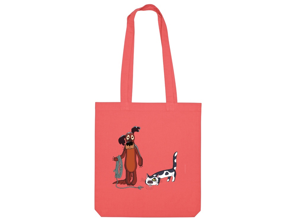 Сумка из плотного хлопка Жил-был Пес, 220 г/м2 с логотипом Союзмультфильм x Oasis | Print Logo
