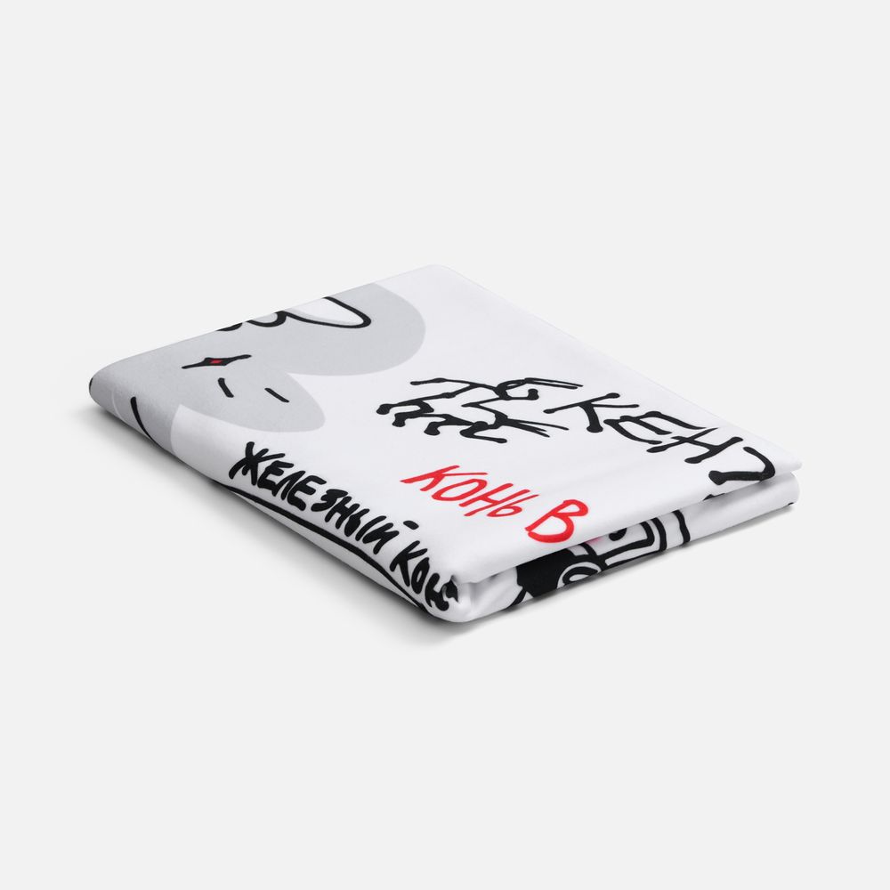 Флисовый плед «Коневедение» фото на сайте Print Logo.