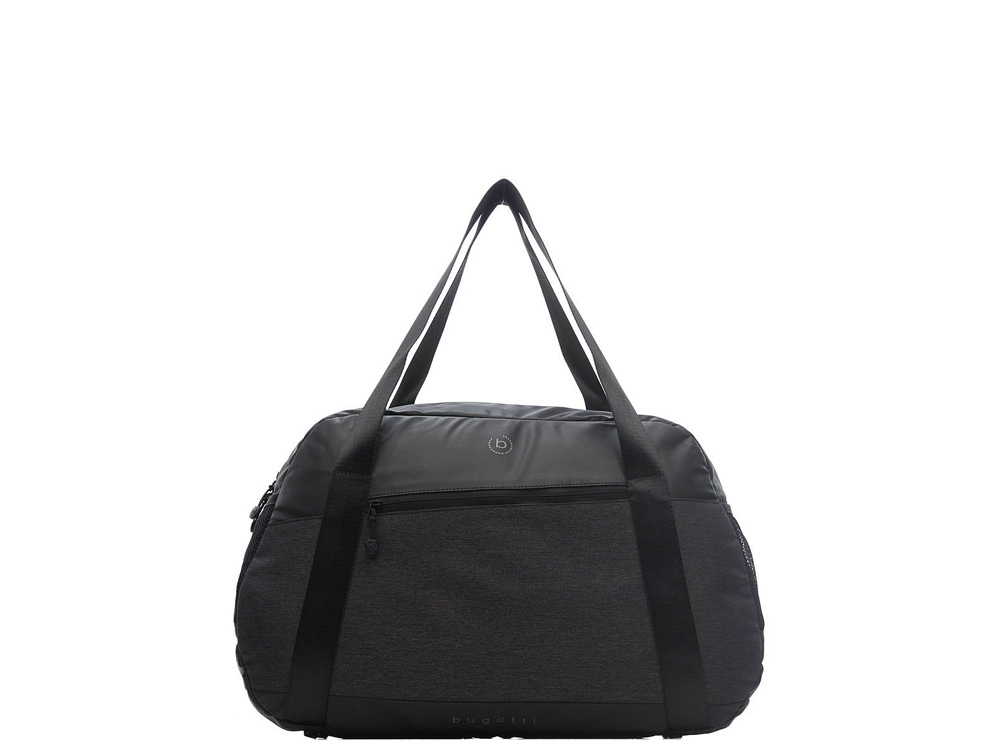 Сумка спортивная BUGATTI КОСМОС | UNIVERSUM 15'', графитовая, полиэстер меланж/тарпаулин, 54х14х33 см, 24 л