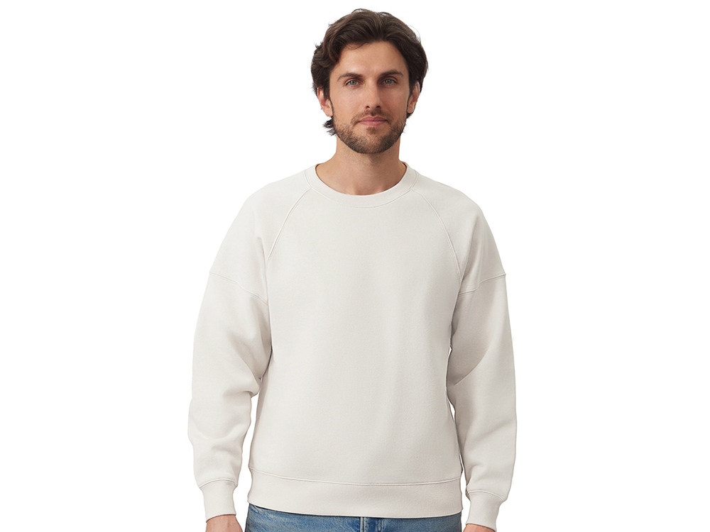 Свитшот оверсайз Paris, унисекс, бежевый