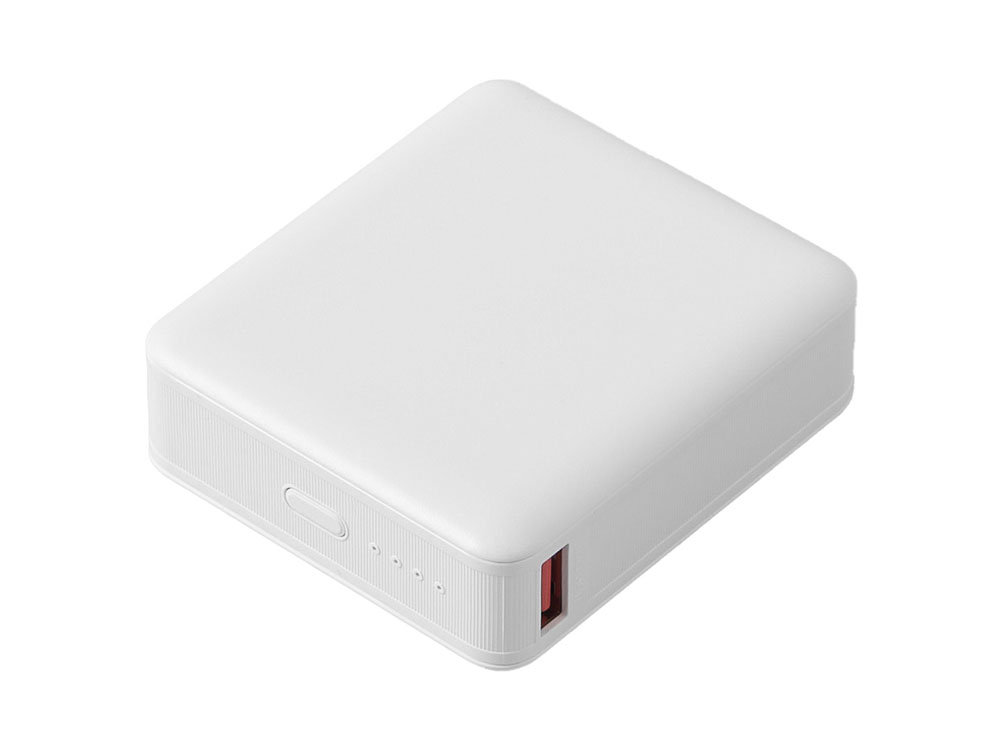 Внешний аккумулятор Brick 10 с быстрой зарядкой QC/PD, 10000 мАч, белый