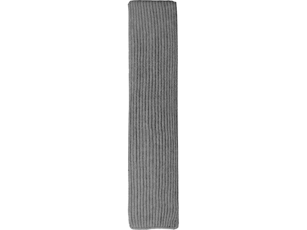 Шарф Nordend, крупный риб, серый меланж