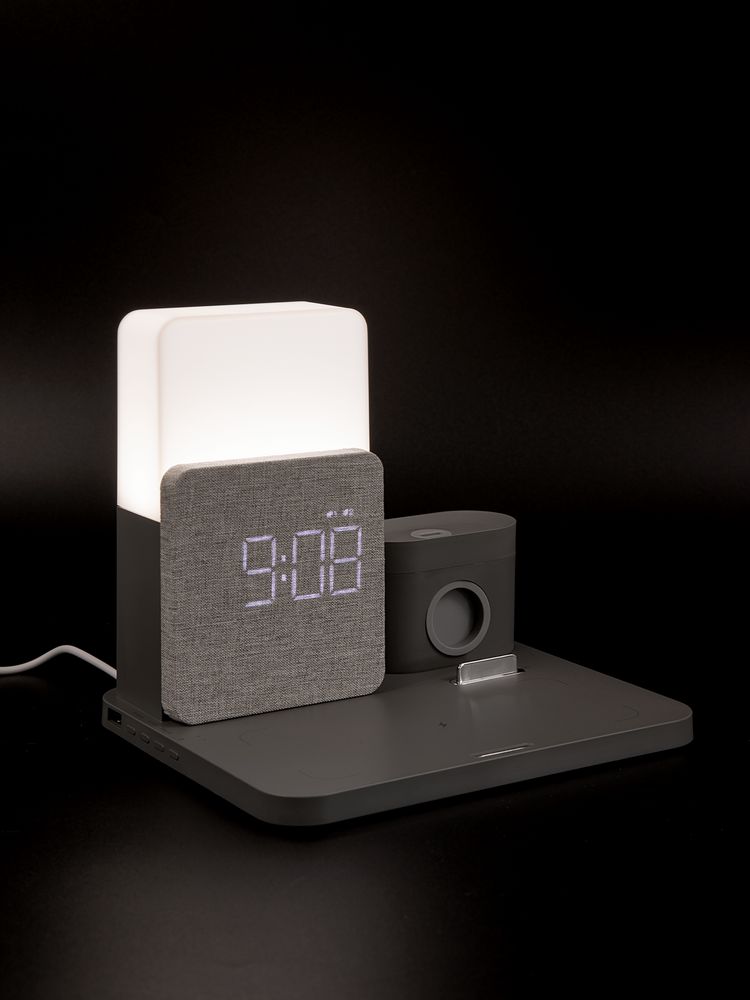 Зарядная станция с часами и подсветкой Large Charge