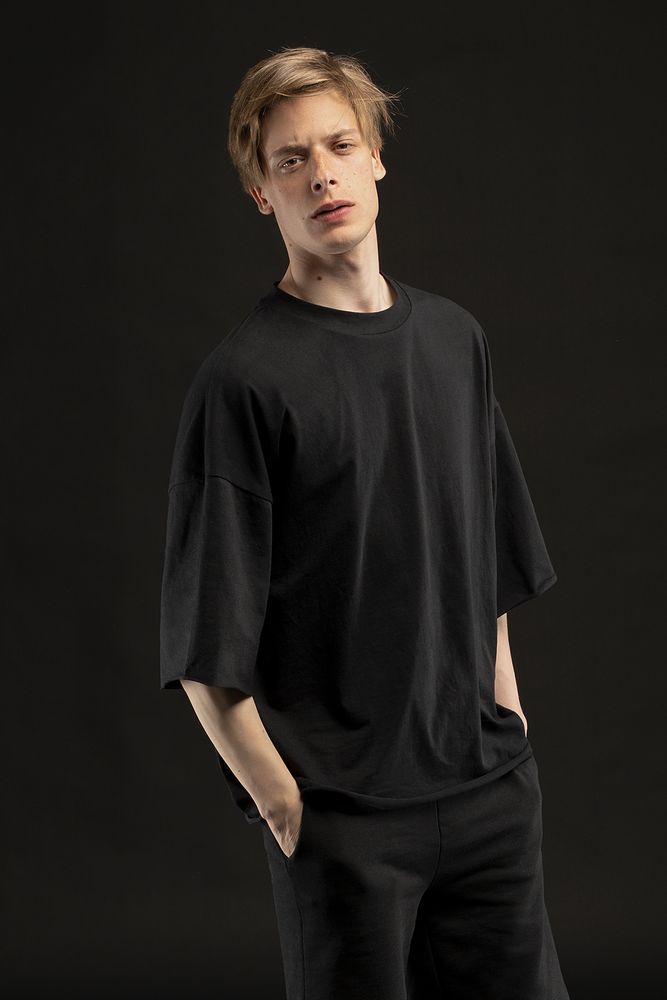 Футболка унисекс оверсайз T1 с логотипом  | Print Logo